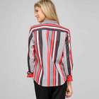 Striped Shirt, Cardinal Red & Black, small