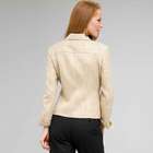 Notch Collar Basket Weave Jacket, , small