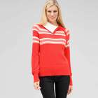 Long Sleeve Raglan Button Out Turtle Neck, , small