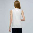 Sleeveless Ruffle Blouse., , small