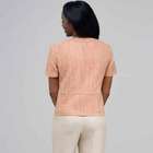 Tweed Short Sleeve Jacket., , small