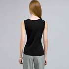 Sleeveless Scoop Neck Shell., , small